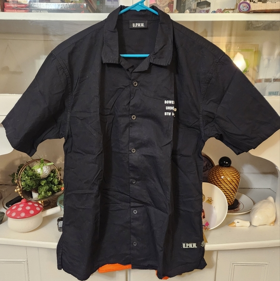 U.P.W.W. Hi-Vis Collared Shirt - Bowery Underground Men's XL - Picture 1 of 4
